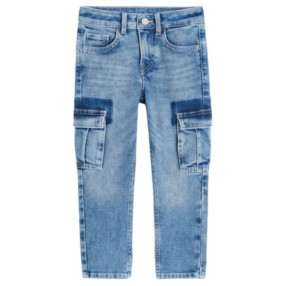 H&M Cargo Tapered Fit Jeana